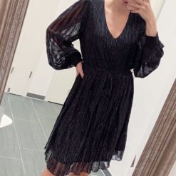 Lockeres Glitzerkleid